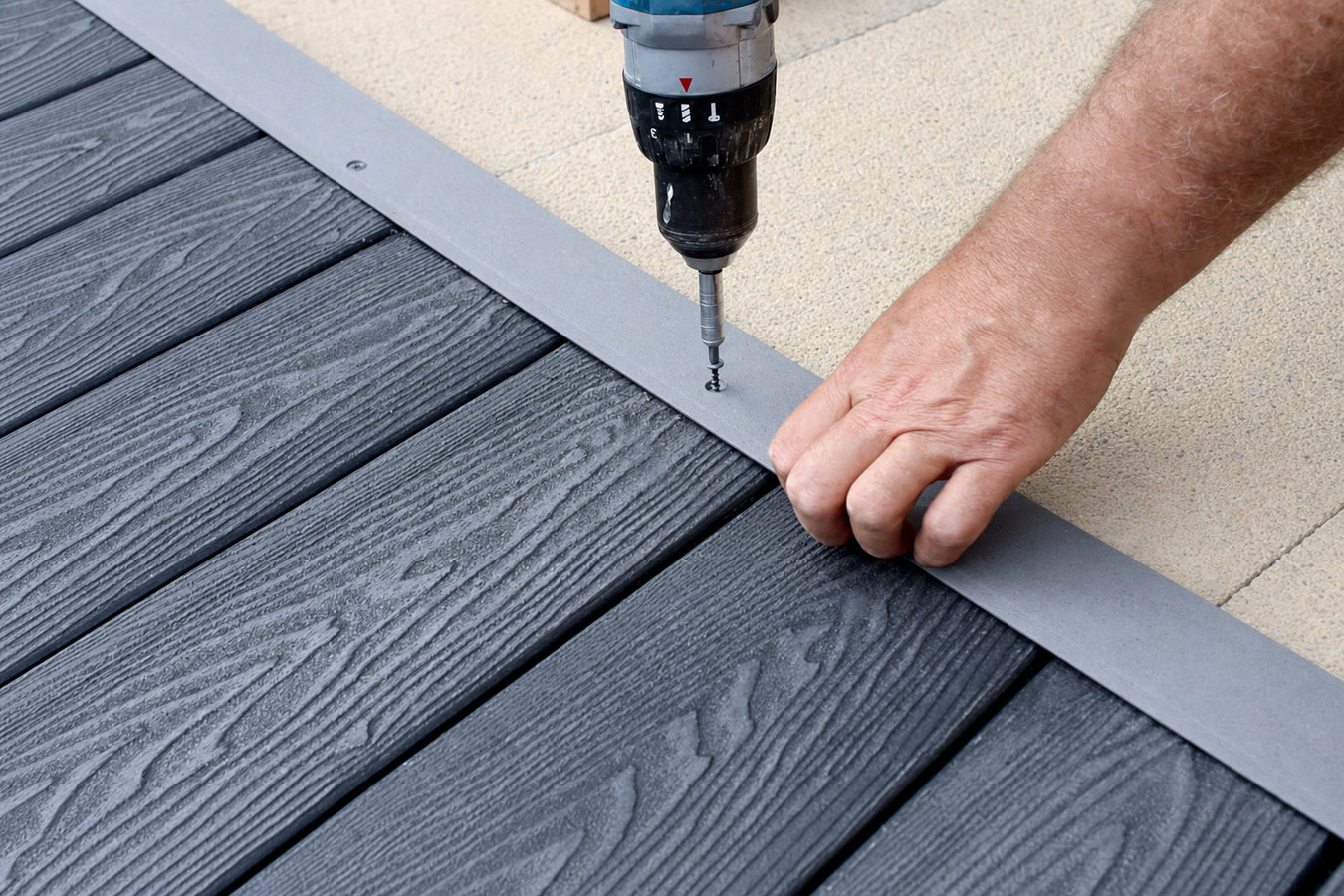 Composite deck installation